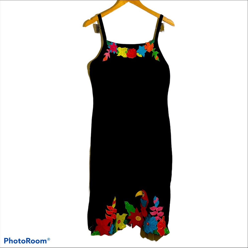 Tropical Art Strap Dress